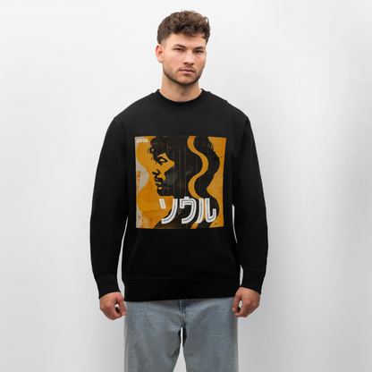 Nippon Grooves, Ekologisk sweatshirt CHANGER unisex från Stanley/Stella - svart