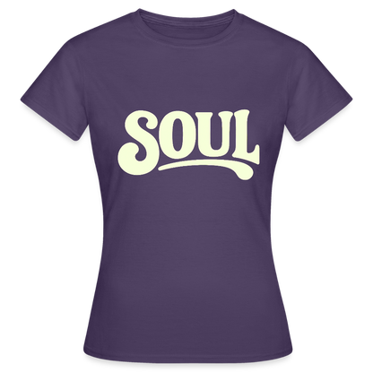 All About Soul, T-shirt dam - mörklila