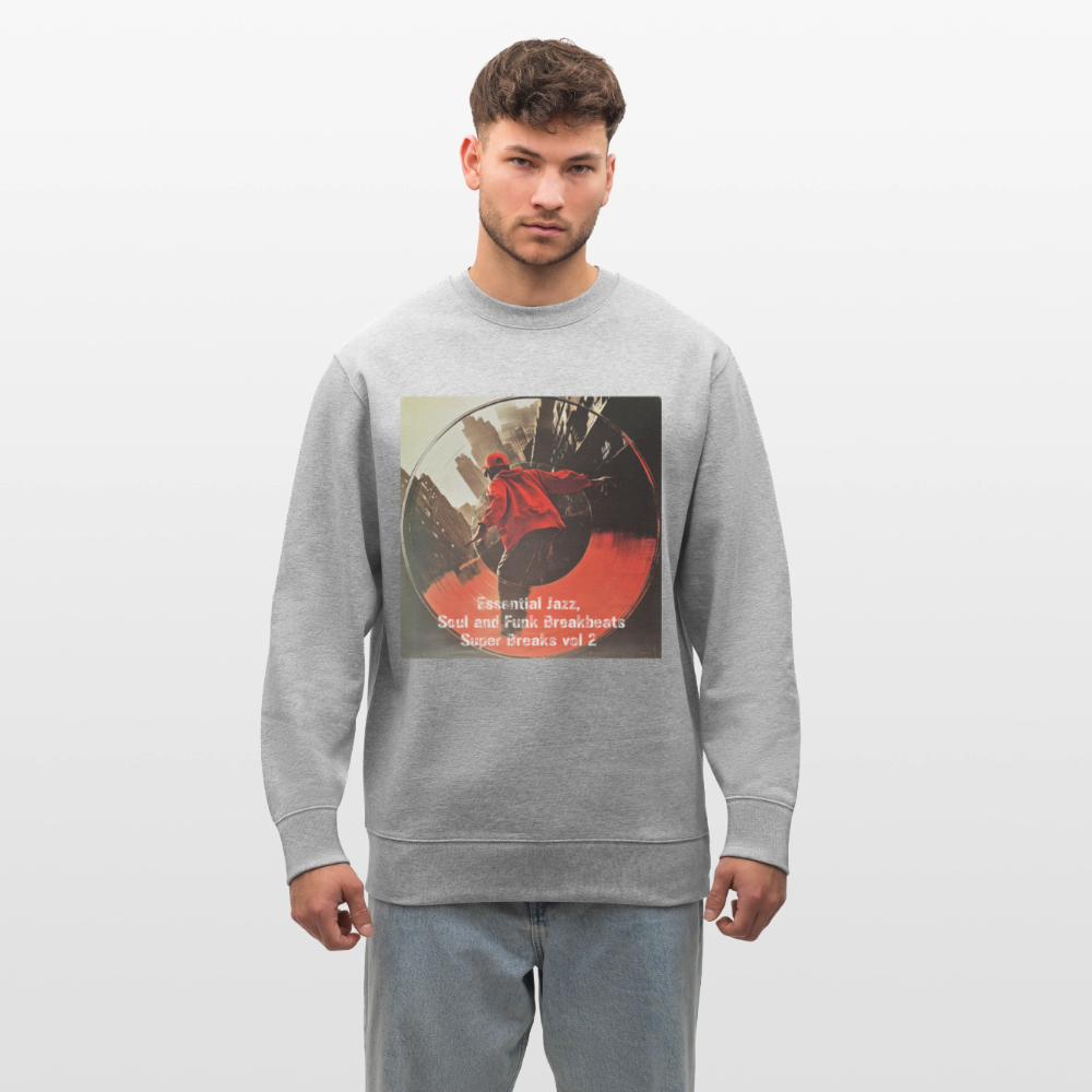 Super Breaks vol 2, Ekologisk sweatshirt CHANGER unisex från Stanley/Stella - gråmelerad