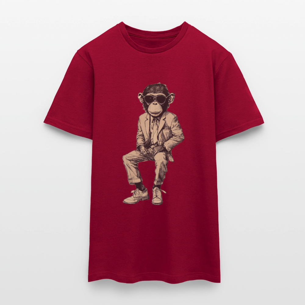 Mod Monkey, T-shirt herr - tegelröd