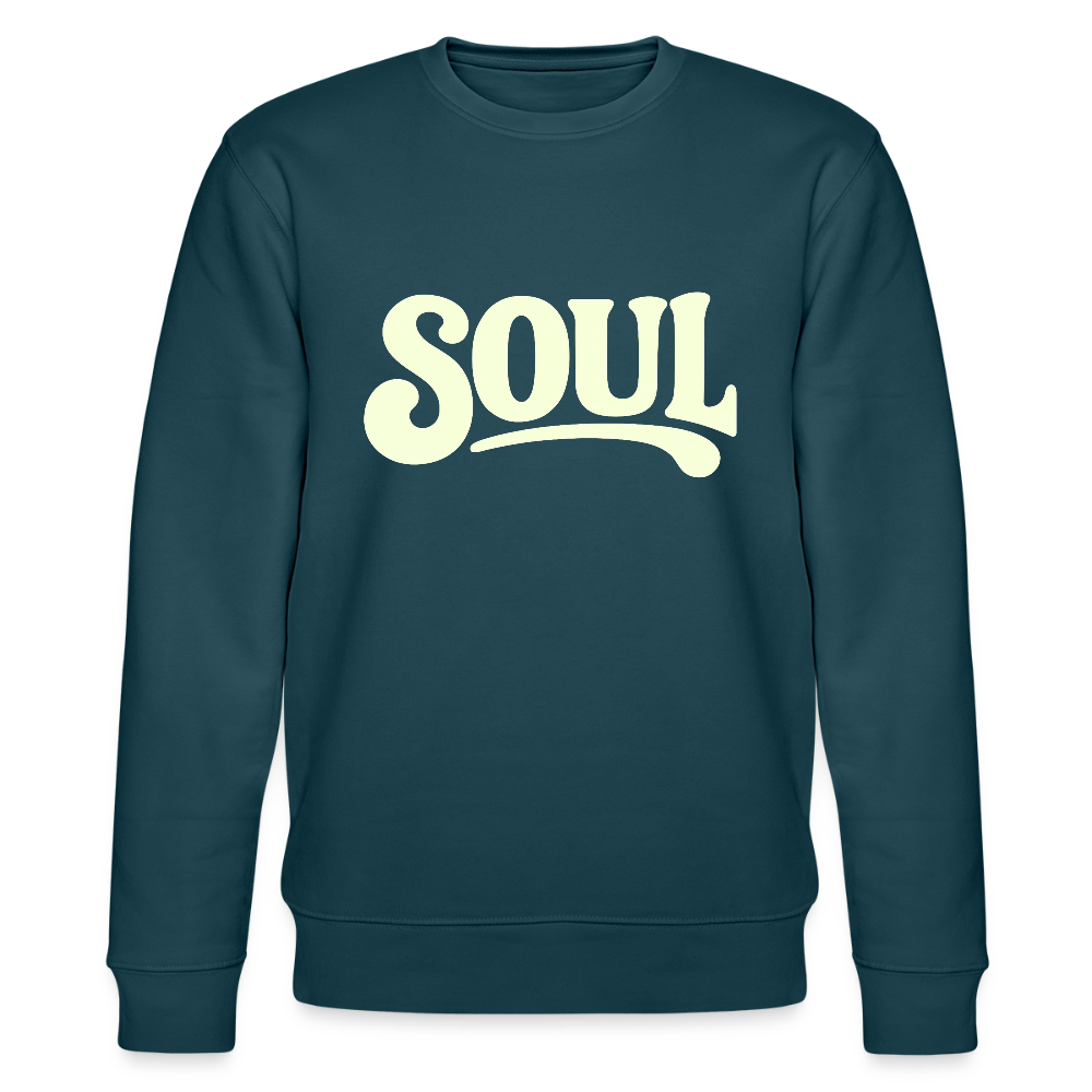 All About Soul, Ekologisk sweatshirt CHANGER unisex från Stanley/Stella - mörk petrol