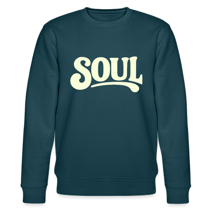 All About Soul, Ekologisk sweatshirt CHANGER unisex från Stanley/Stella - mörk petrol