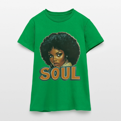 Soulful Vibes, T-shirt dam - kellygrön