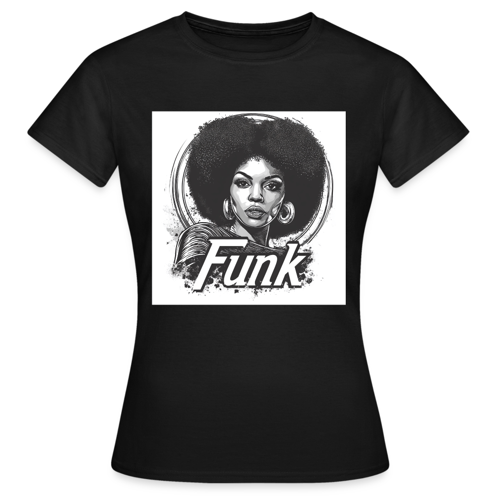 Funk Queen: Power in Motion, T-shirt dam - svart