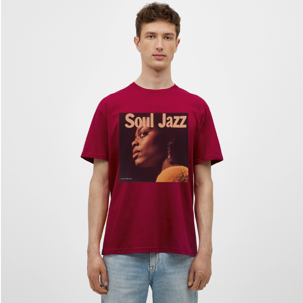 Acceso's Soul Groove: Jazz with a Beat, T-shirt herr - tegelröd