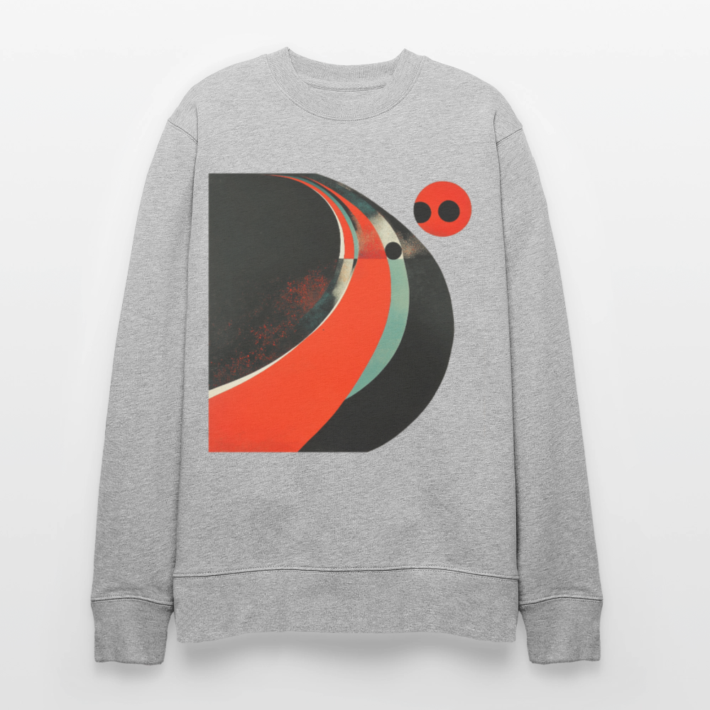 Distant Vinyl Dreams, Ekologisk sweatshirt CHANGER unisex från Stanley/Stella - gråmelerad