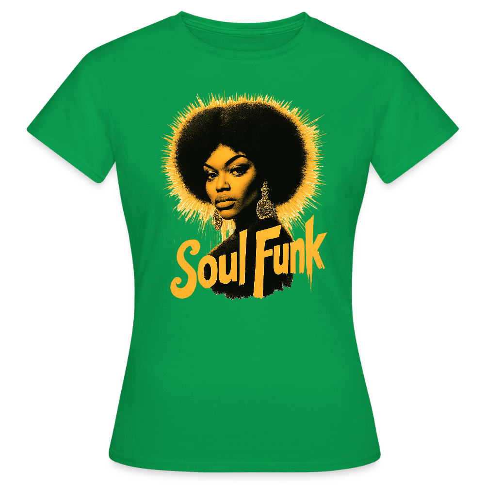 Soul Funk, T-shirt dam - kellygrön