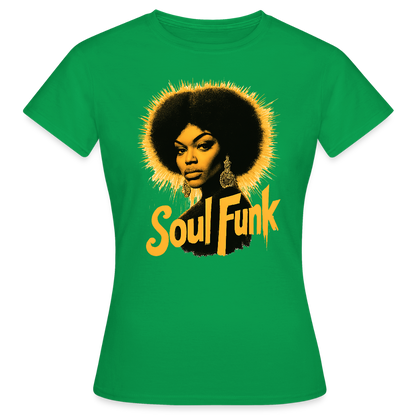 Soul Funk, T-shirt dam - kellygrön