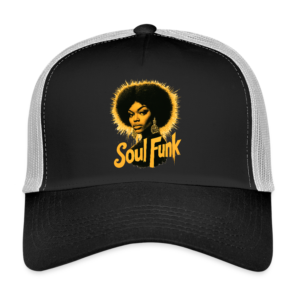 Soul Funk, Trucker Cap - svart/stengrå