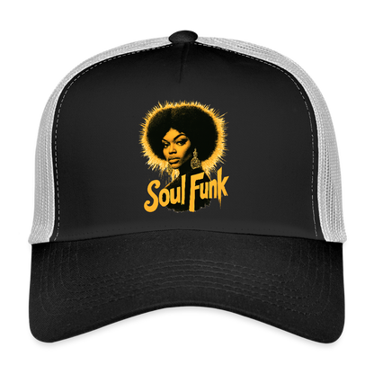 Soul Funk, Trucker Cap - svart/stengrå