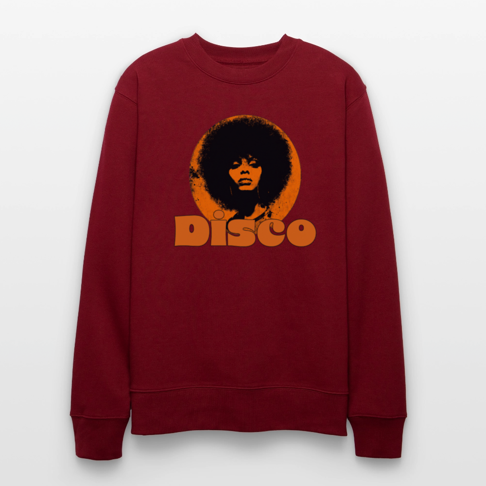 Disco Inferna, Ekologisk sweatshirt CHANGER unisex från Stanley/Stella - vinröd