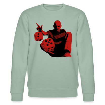 Six Side Story,  Ekologisk sweatshirt CHANGER unisex från Stanley/Stella - ljus grågrön