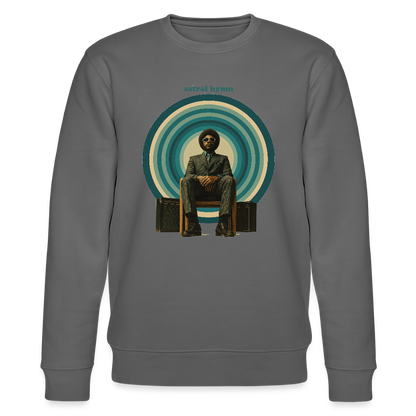 The Creator Has a Free Jazz Plan, Ekologisk sweatshirt CHANGER unisex från Stanley/Stella - kolgrå
