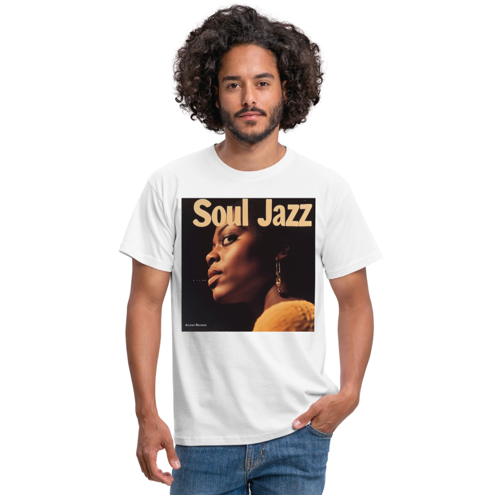 Acceso's Soul Groove: Jazz with a Beat, T-shirt herr - vit