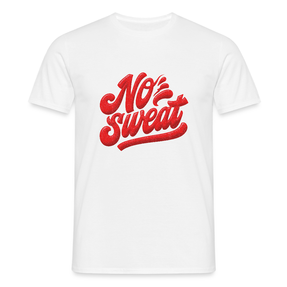 No sweat, T-shirt unisex - vit