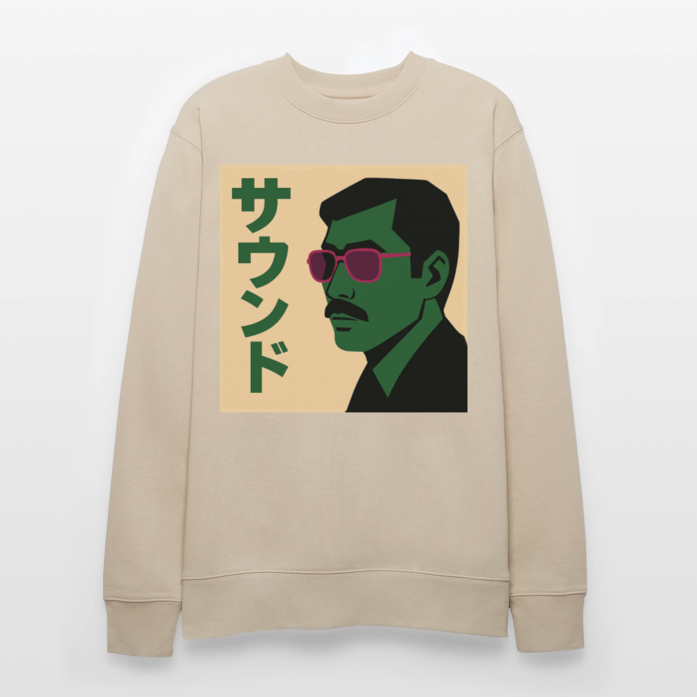 Nippon Sound, Ekologisk sweatshirt CHANGER unisex från Stanley/Stella - beige