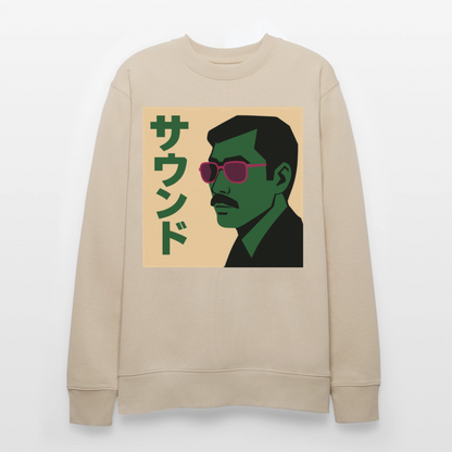 Nippon Sound, Ekologisk sweatshirt CHANGER unisex från Stanley/Stella - beige