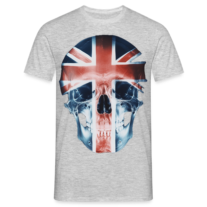 God Save the Skull, T-shirt herr - gråmelerad