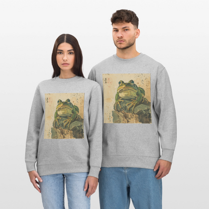 Grodan i Skymningen, Ekologisk sweatshirt CHANGER unisex från Stanley/Stella - gråmelerad