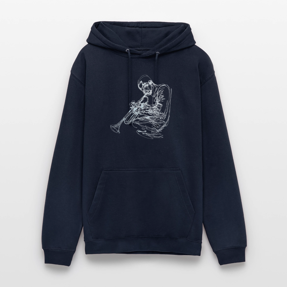 Contours of Jazz, Luvtröja unisex - marinblå