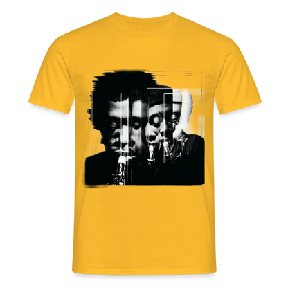 Between Breaths, T-shirt herr - gul
