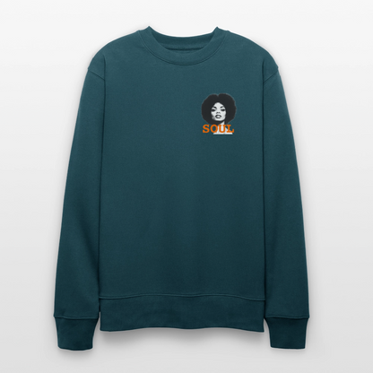 SOUL PWR, Ekologisk sweatshirt CHANGER unisex från Stanley/Stella - mörk petrol
