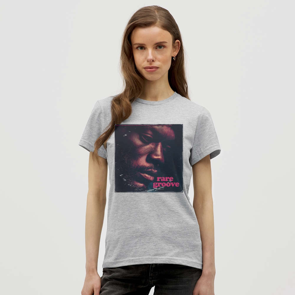 Groove Rare, T-shirt dam - gråmelerad