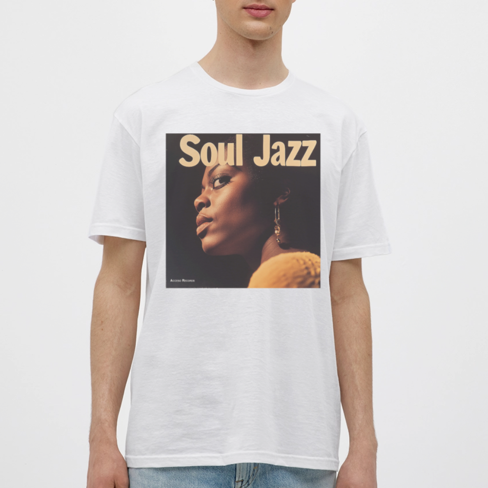 Acceso's Soul Groove: Jazz with a Beat, T-shirt herr - vit