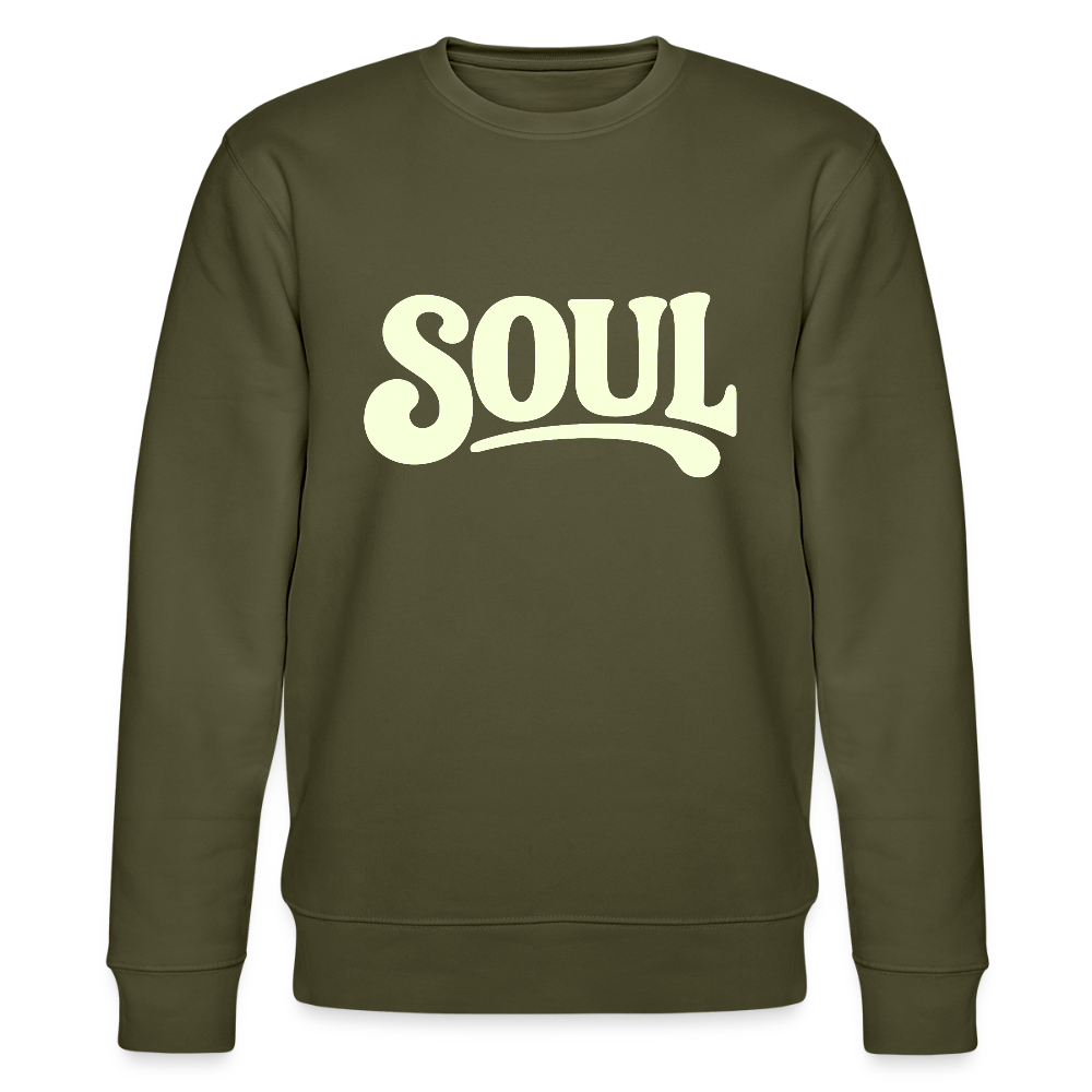 All About Soul, Ekologisk sweatshirt CHANGER unisex från Stanley/Stella - kaki