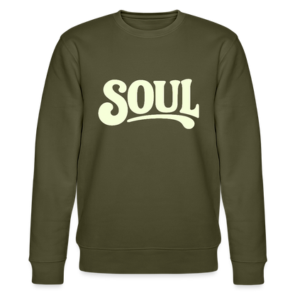 All About Soul, Ekologisk sweatshirt CHANGER unisex från Stanley/Stella - kaki