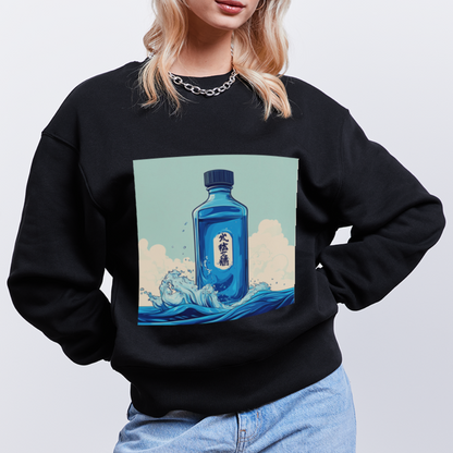 I Blått och Tystnad, Ekologisk oversizetröja RADDER unisex från Stanley/Stella - svart