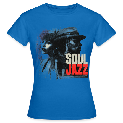 Soul Jazz Experience, T-shirt dam - royalblå