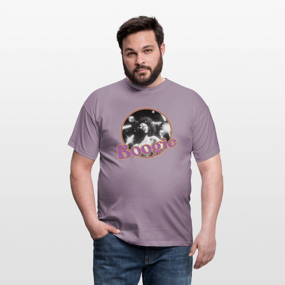 Electric Groove, T-shirt unisex - lilagrå 