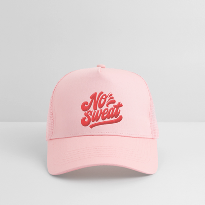No Sweat, Trucker Cap - ljusrosa