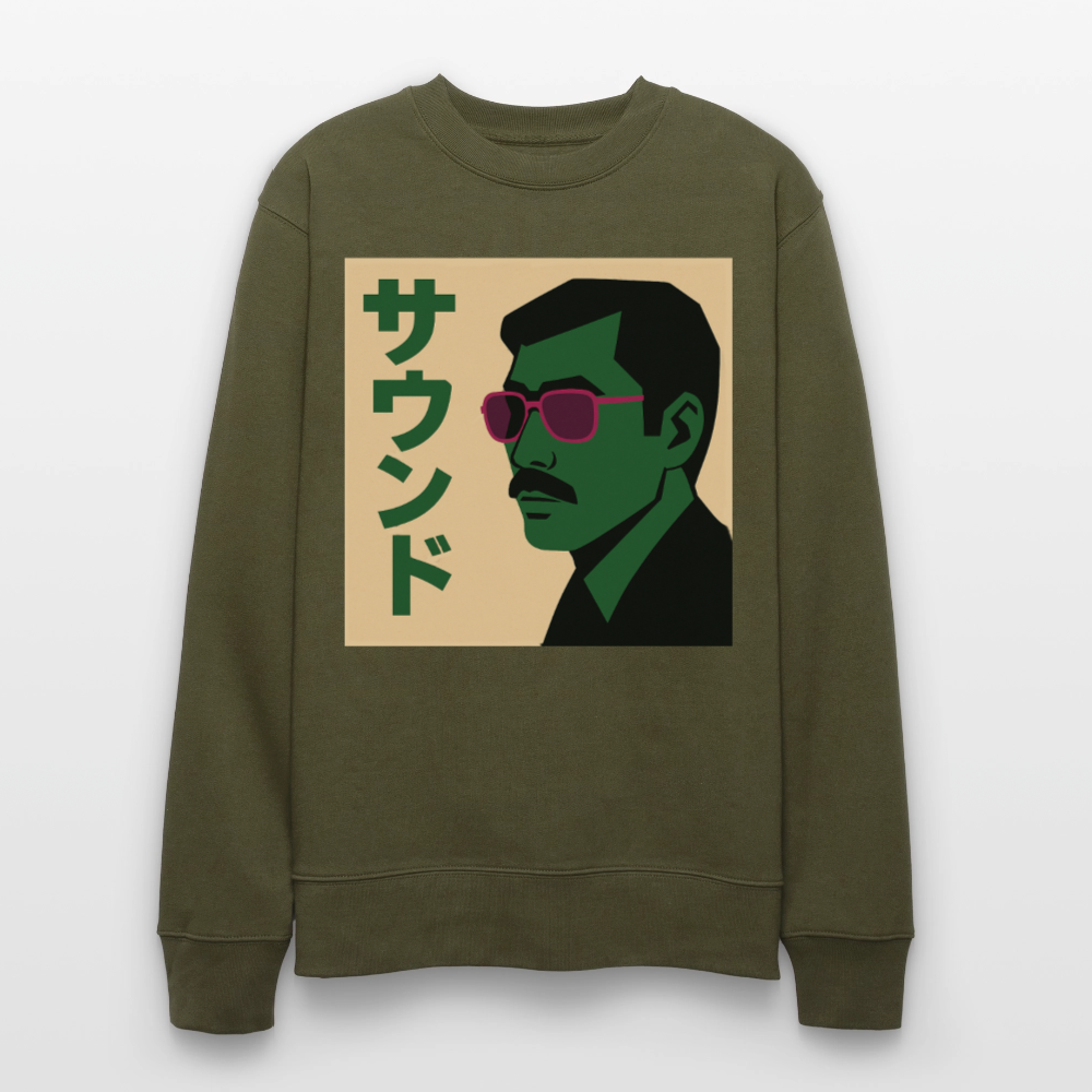 Nippon Sound, Ekologisk sweatshirt CHANGER unisex från Stanley/Stella - kaki