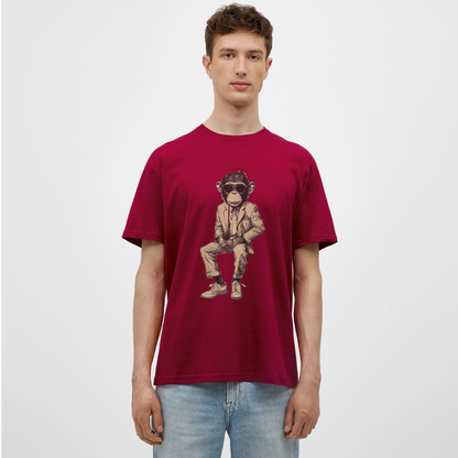 Mod Monkey, T-shirt herr - tegelröd