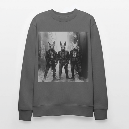 The Hare Raisers, Ekologisk sweatshirt CHANGER unisex från Stanley/Stella - kolgrå