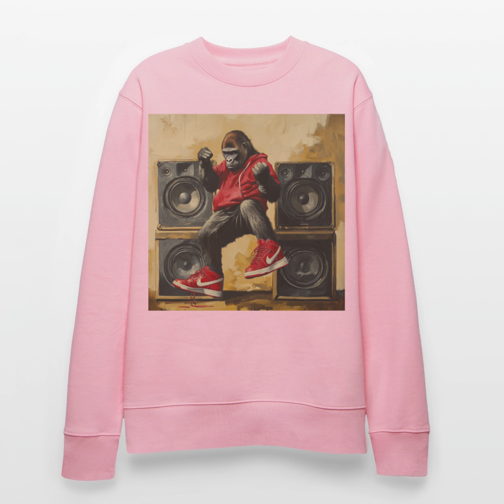 Stora Steg och Tunga Beats, Ekologisk sweatshirt CHANGER unisex från Stanley/Stella - ljusrosa