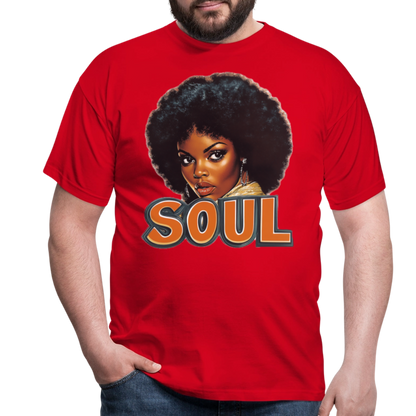 Soulful Vibes, T-shirt herr - röd