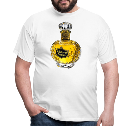 Eau de Perfume, T-shirt herr - vit