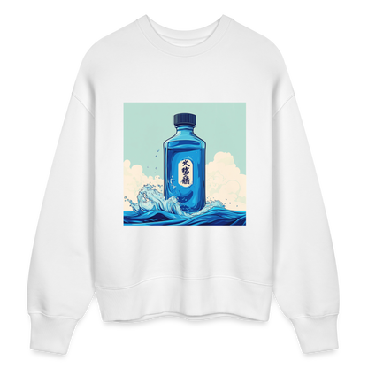 I Blått och Tystnad, Ekologisk oversizetröja RADDER unisex från Stanley/Stella - vit