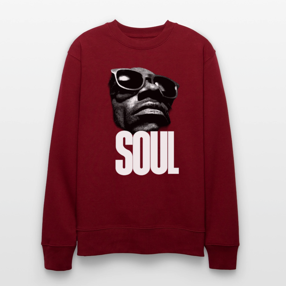 Soul Frequency, Ekologisk sweatshirt CHANGER unisex från Stanley/Stella - vinröd