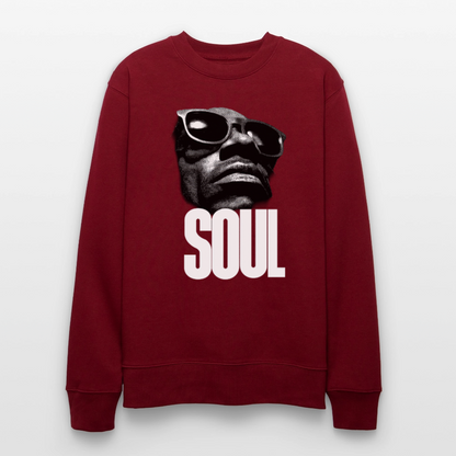Soul Frequency, Ekologisk sweatshirt CHANGER unisex från Stanley/Stella - vinröd
