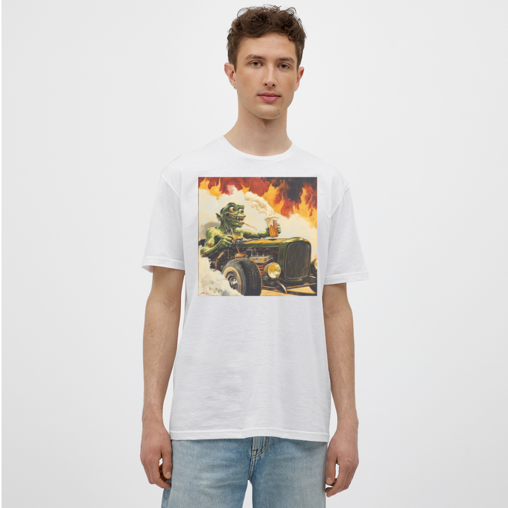 Ragg-Rex, T-shirt herr - vit