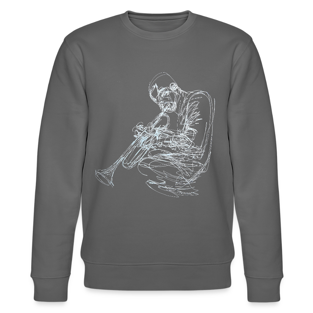 Contours of Jazz, Ekologisk sweatshirt CHANGER unisex från Stanley/Stella - kolgrå