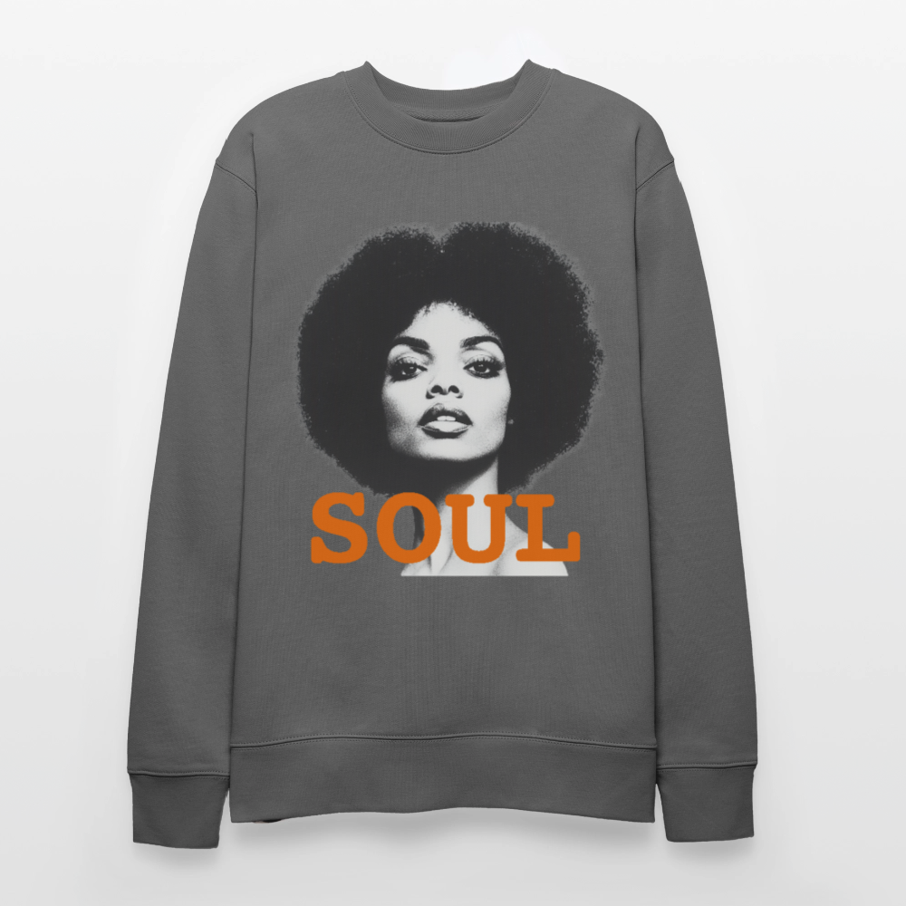 Soul PWR, Ekologisk sweatshirt CHANGER unisex från Stanley/Stella - kolgrå