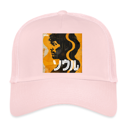 Nippon Grooves, Trucker Cap - ljusrosa