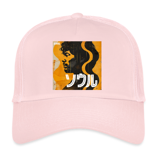 Nippon Grooves, Trucker Cap - ljusrosa