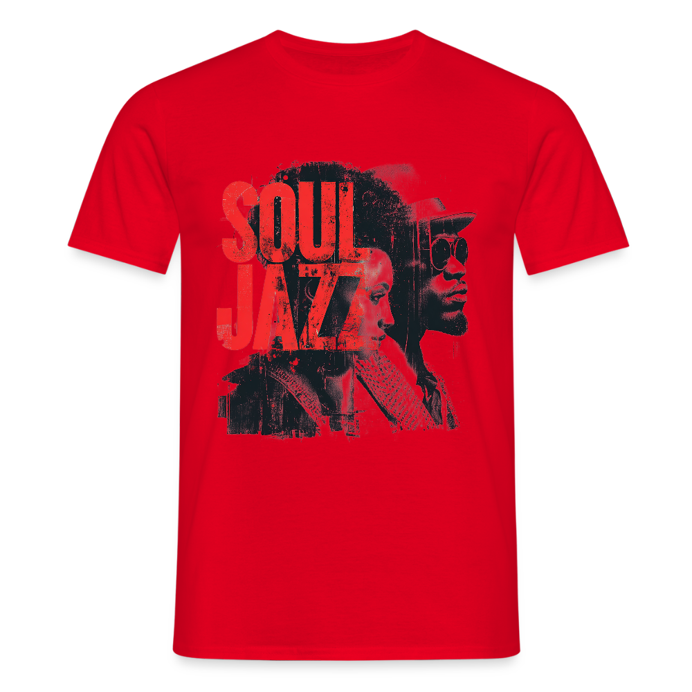 The Essence of Soul Jazz, T-shirt unisex - röd