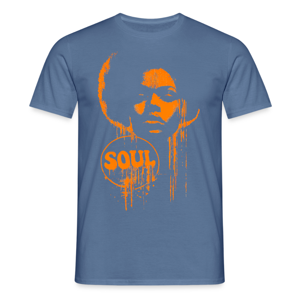SOUL GLOW, T-shirt unisex - duvblå 